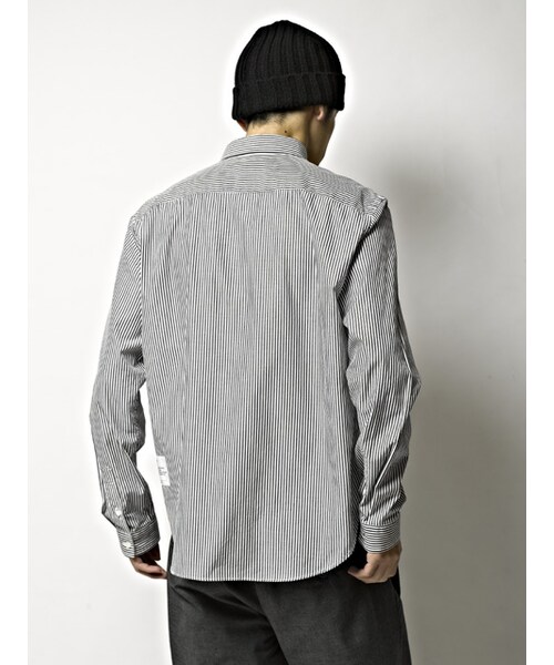 WHIZLIMITED（ウィズリミテッド）の「B.D SHIRTS（その他・WHT/STRIPE BLU/STRIPE BLK・M/L/XL）」の10枚目の写真