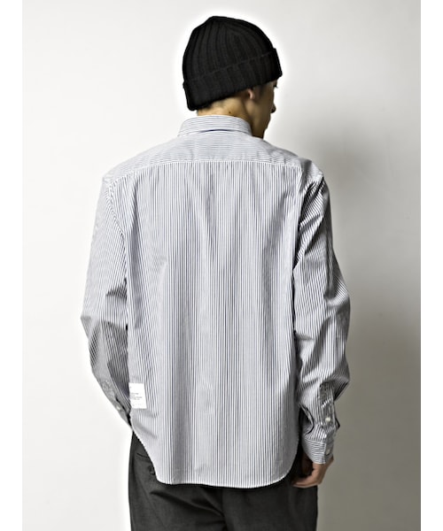 WHIZLIMITED（ウィズリミテッド）の「B.D SHIRTS（その他・WHT/STRIPE BLU/STRIPE BLK・M/L/XL）」の6枚目の写真