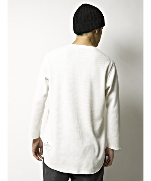 WHIZLIMITED（ウィズリミテッド）の「THERMAL 8/S（トップス・WHT/BLK・M/L/XL）」の2枚目の写真