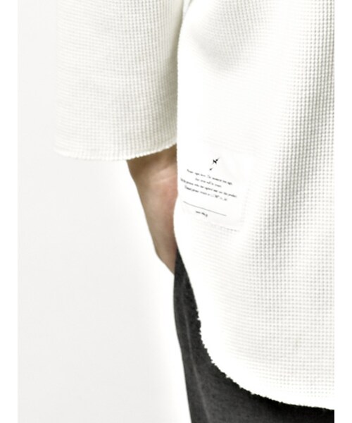 WHIZLIMITED（ウィズリミテッド）の「THERMAL 8/S（トップス・WHT/BLK・M/L/XL）」の4枚目の写真