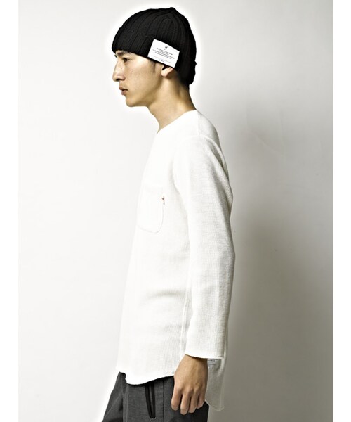 WHIZLIMITED（ウィズリミテッド）の「THERMAL 8/S（トップス・WHT/BLK・M/L/XL）」の3枚目の写真