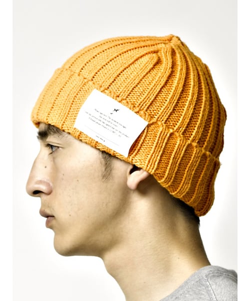 WHIZLIMITED（ウィズリミテッド）の「RIB KNIT CAP（帽子・BLU/ORG/BLK・F）」の8枚目の写真