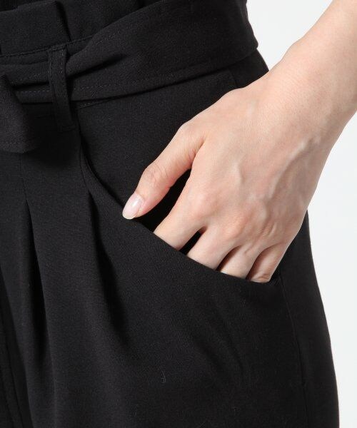 A part by（アパートバイ）の「ＴＲＰＵリボンオリカエシパンツ（パンツ・レディース・ブラック/ベージュ/グリーン・Ｍ/Ｌ）」の8枚目の写真