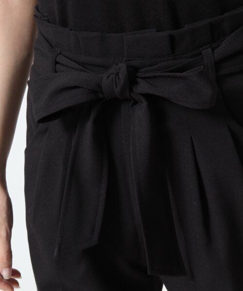 A part by（アパートバイ）の「ＴＲＰＵリボンオリカエシパンツ（パンツ・レディース・ブラック/ベージュ/グリーン・Ｍ/Ｌ）」の7枚目の写真