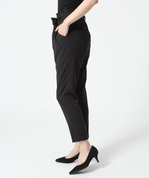 A part by（アパートバイ）の「ＴＲＰＵリボンオリカエシパンツ（パンツ・レディース・ブラック/ベージュ/グリーン・Ｍ/Ｌ）」の5枚目の写真