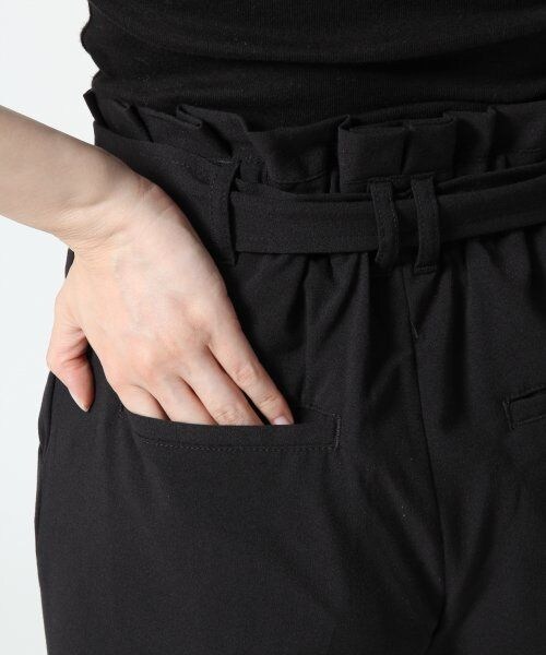 A part by（アパートバイ）の「ＴＲＰＵリボンオリカエシパンツ（パンツ・レディース・ブラック/ベージュ/グリーン・Ｍ/Ｌ）」の10枚目の写真