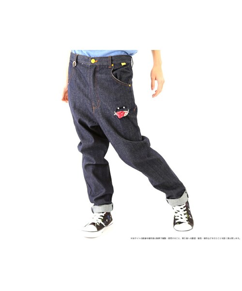 パンツ SMILE MA ストレッチツイル ワイド テーパード パンツ（47-50PM10-205