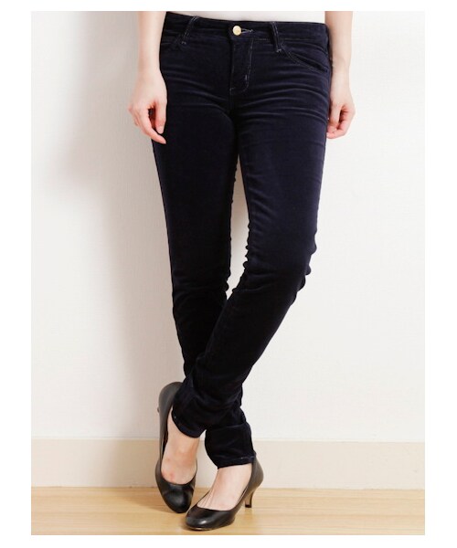 SEVENDAYS=SUNDAY（セブンデイズサンデイ）の「W リー別注コーデュロイスキニーパンツ（パンツ・レディース・ホワイト/ピンク/カーキ/ネイビー・S/M/L）」の3枚目の写真