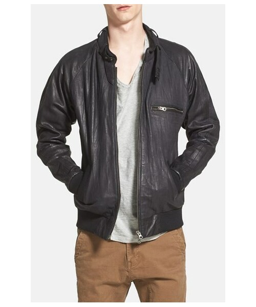 ZANEROBE（ゼインローブ）の「ZANEROBE 'Clubman' Leather Bomber