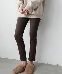 DHOLIC STYLE | [naning9] 裏起毛ウエストゴムスリムパンツ(その他パンツ)