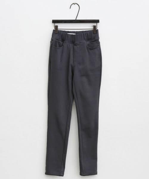 DHOLIC STYLE（ディーホリックスタイル）の「[naning9] 裏起毛ウエストゴムスリムパンツ（その他パンツ・レディース・ブラウン/グレー/ブラック・S/M）」の3枚目の写真