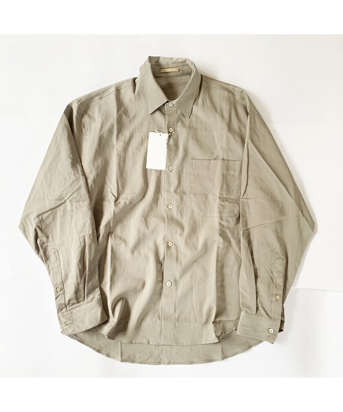 LAMOND ラモンド COTTONY CREASED SHIRT LM-S-077-CT LAMOND（ラモンド