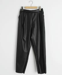 DHOLIC | 裏起毛レザー調パンツ(その他パンツ)