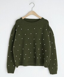 DHOLIC | パールポイントニット(ニット/セーター)