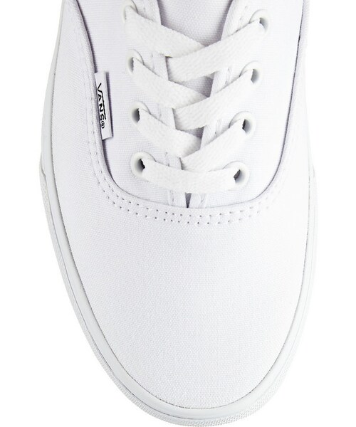 VANS（バンズ）の「Vans Authentic canvas sneakers（スニーカー・レディース・White・US7/US7.5/US6.5/US8/US8.5/US6/US9/US5.5/US9.5/US10.5/US10）」の2枚目の写真
