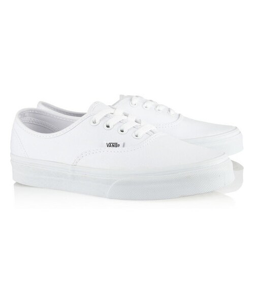 VANS（バンズ）の「Vans Authentic canvas sneakers（スニーカー・レディース・White・US7/US7.5/US6.5/US8/US8.5/US6/US9/US5.5/US9.5/US10.5/US10）」の4枚目の写真