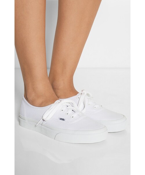 VANS（バンズ）の「Vans Authentic canvas sneakers（スニーカー・レディース・White・US7/US7.5/US6.5/US8/US8.5/US6/US9/US5.5/US9.5/US10.5/US10）」の7枚目の写真