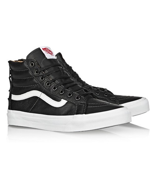 VANS（バンズ）の「Vans Sk8 leather high-top sneakers（スニーカー・レディース・Black・US7.5/US8.5/US7/US6.5/US5.5/US9/US8/US6/US10/US9.5）」の5枚目の写真