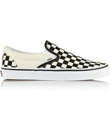 VANS | Vans Checked canvas slip-on sneakers(スニーカー)