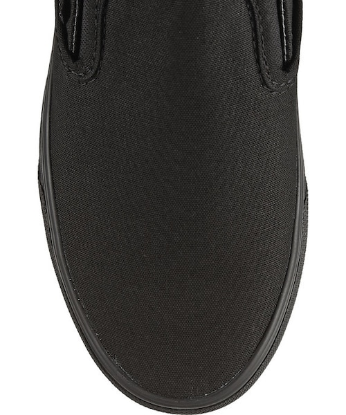 VANS（バンズ）の「Vans Canvas slip-on sneakers（スニーカー・レディース・Black・US8.5/US6.5/US7/US7.5/US8/US9/US9.5/US10/US10.5）」の4枚目の写真