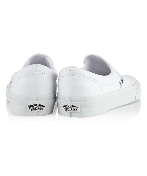 VANS(バンズ)の「Vans Canvas slip-on sneakers(スニーカー・レディース・White・US10.5/US8/US10/US5.5/US6/US6.5/US9.5/US7/US9/US8.5/US7.5)」の5枚目の写真