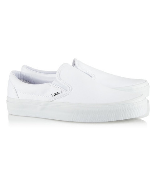 VANS(バンズ)の「Vans Canvas slip-on sneakers(スニーカー・レディース・White・US10.5/US8/US10/US5.5/US6/US6.5/US9.5/US7/US9/US8.5/US7.5)」の6枚目の写真