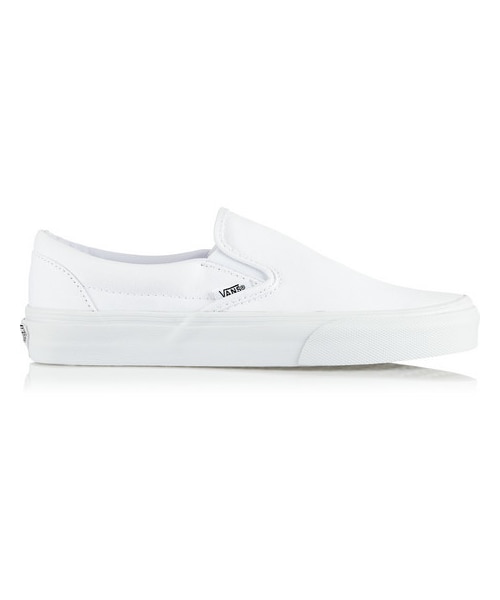 VANS(バンズ)の「Vans Canvas slip-on sneakers(スニーカー・レディース・White・US10.5/US8/US10/US5.5/US6/US6.5/US9.5/US7/US9/US8.5/US7.5)」の1枚目の写真