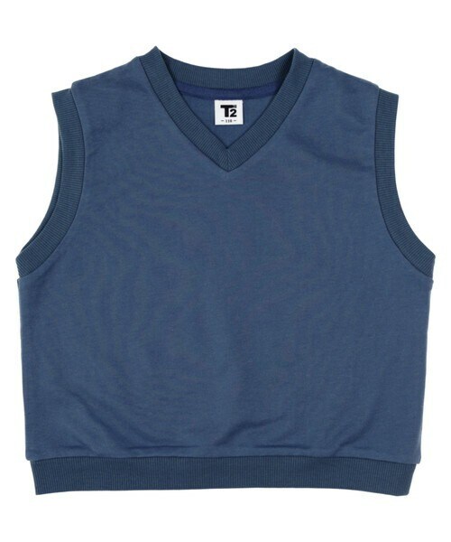 T>>2（ティーツー）の「裏毛ベスト（ベスト・キッズ・05.ブラック/01.グレー/02.ベージュ/03.グリーン/04.ブルー・90-150）」の5枚目の写真
