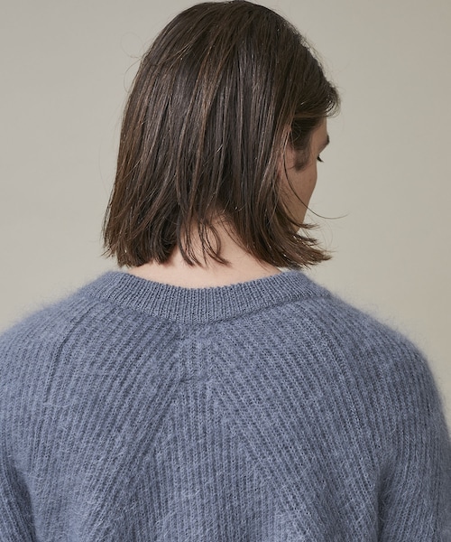 【BATONER/バトナー】SUPER KIDMOHAIR SIGNATURE BATONER（バトナー）の「SUPER KIDMOHAIR SIGNATURE CREW NECK