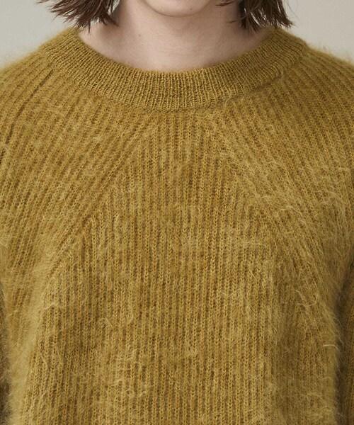 【BATONER/バトナー】SUPER KIDMOHAIR SIGNATURE BATONER（バトナー）の「SUPER KIDMOHAIR SIGNATURE CREW NECK