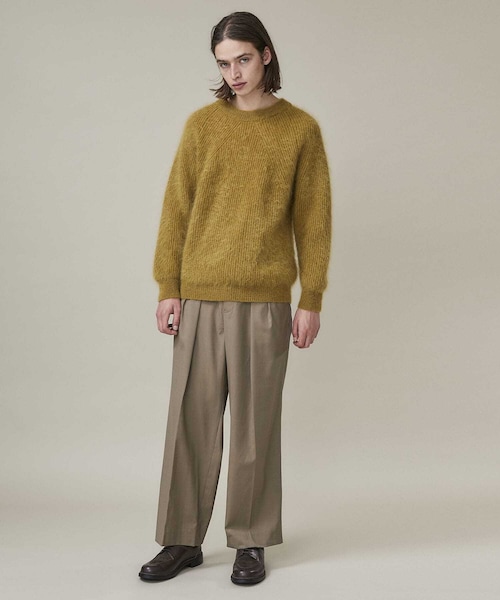 【BATONER/バトナー】SUPER KIDMOHAIR SIGNATURE BATONER（バトナー）の「SUPER KIDMOHAIR SIGNATURE CREW NECK