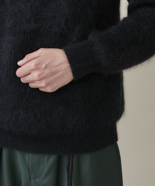 BATONER（バトナー）の「SUPER KIDMOHAIR SIGNATURE CREW NECK