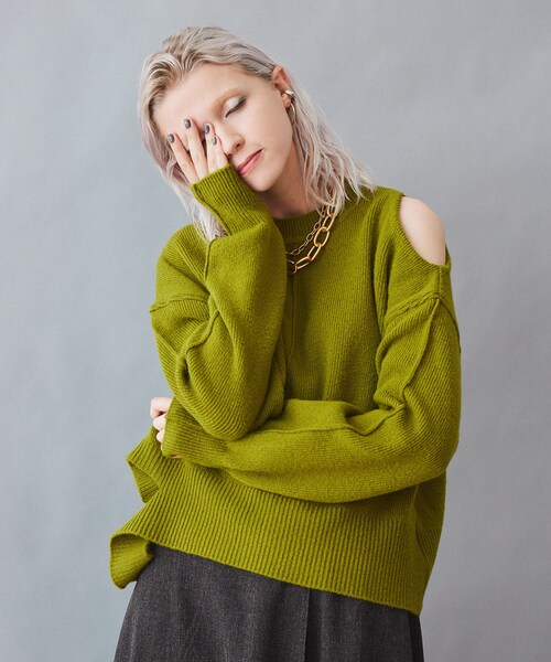 INella（イネラ）の「ショルダーホールニットトップス（）」 - WEAR