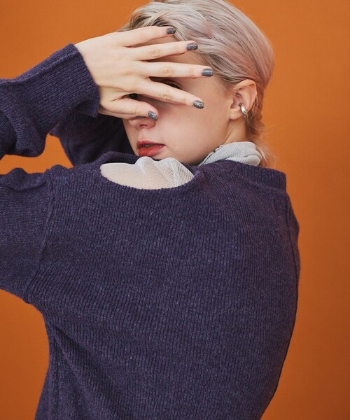 inella ショルダーニットトップス INella（イネラ）の「ショルダーホールニットトップス（）」 - WEAR