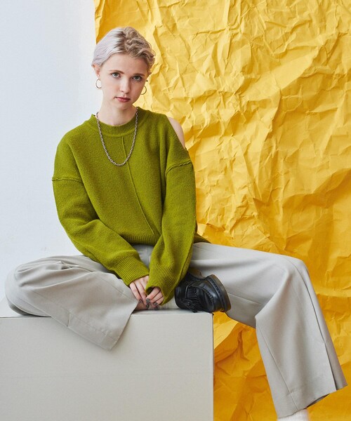 inella ショルダーニットトップス INella（イネラ）の「ショルダーホールニットトップス（）」 - WEAR