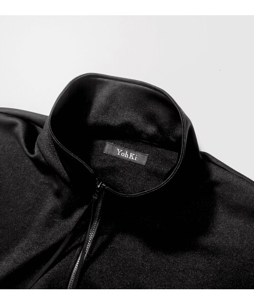 YohKi（ヨウキ）の「"Himotsuki"  tracktop (BLACK)（ジャージ・メンズ・ブラック・2/3）」の2枚目の写真
