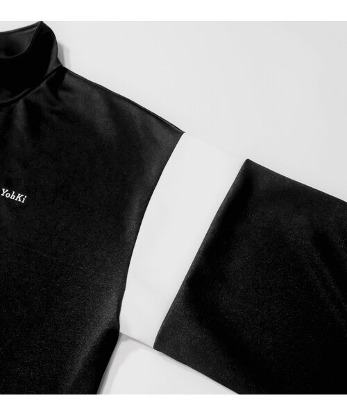 YohKi（ヨウキ）の「"Himotsuki"  tracktop (BLACK)（ジャージ・メンズ・ブラック・2/3）」の4枚目の写真