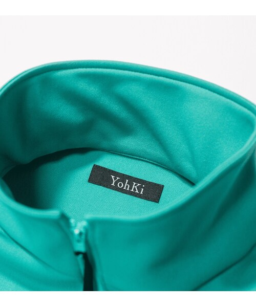 YohKi（ヨウキ）の「"Himotsuki" tracktop (GREEN)（ジャージ・メンズ・グリーン・2/3）」の5枚目の写真
