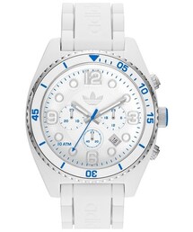 adidas | adidas Originals 'Brisbane' Chronograph Silicone Strap Watch, 47mm(アナログ腕時計)