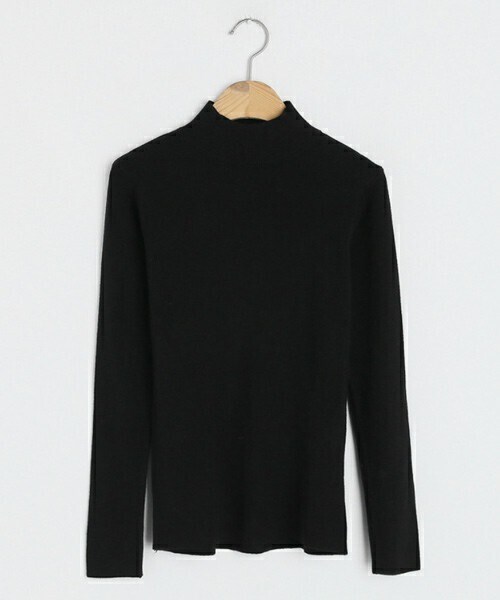 DHOLIC（ディーホリック）の「リブハイネックニット（ニット/セーター・レディース・ホワイト/ブラック/ブラウン/ベージュ/グレー・FREE）」の2枚目の写真