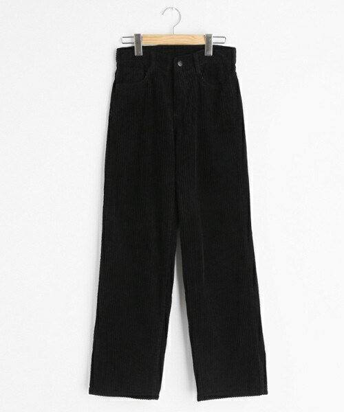 DHOLIC（ディーホリック）の「コーディロイストレートパンツ（その他パンツ・レディース・ホワイト/ブルー/ブラック/グレー・S/M/L）」の2枚目の写真