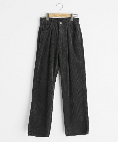 DHOLIC（ディーホリック）の「コーディロイストレートパンツ（その他パンツ・レディース・ホワイト/ブルー/ブラック/グレー・S/M/L）」の3枚目の写真