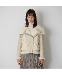 LOVELESS（ラブレス）の「□エコファーコンビ ライダース ダウン（その他・レディース）」