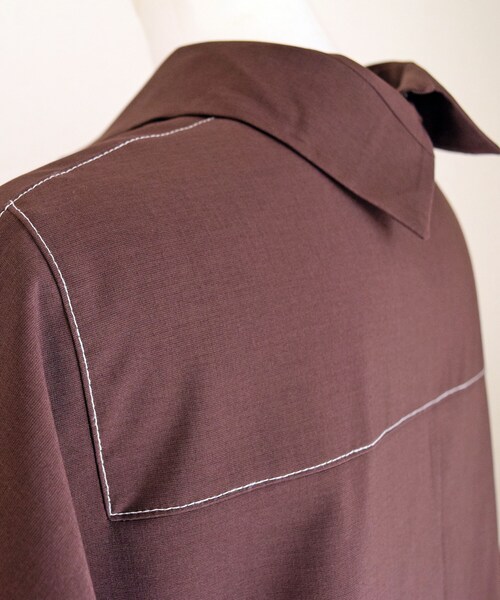 no brand(ノーブランド)の「T/RデザインステッチオーバーBL(シャツ/ブラウス・レディース・その他)」の13枚目の写真