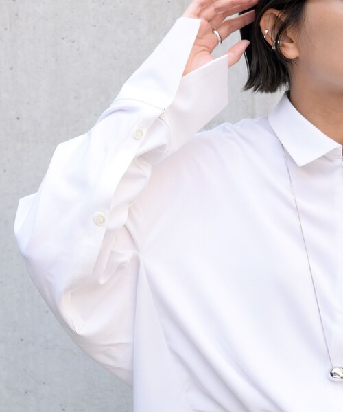 no brand(ノーブランド)の「T/RデザインステッチオーバーBL(シャツ/ブラウス・レディース・その他)」の5枚目の写真