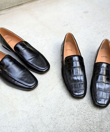 no brand | Latex Flat Loafers (モカシン/デッキシューズ)