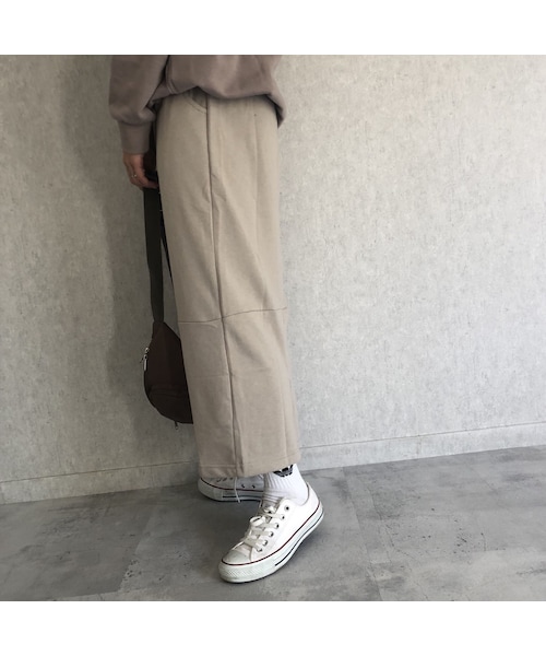 copine（コピン）の「大人リラックスカジュアル！スウェットロングスカート(2color)【クリックポスト対象商品】（スカート・レディース・その他）」の5枚目の写真