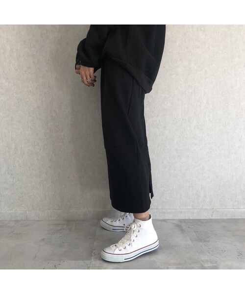 copine（コピン）の「大人リラックスカジュアル！スウェットロングスカート(2color)【クリックポスト対象商品】（スカート・レディース・その他）」の13枚目の写真