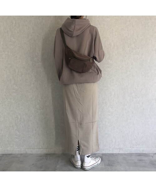 copine（コピン）の「大人リラックスカジュアル！スウェットロングスカート(2color)【クリックポスト対象商品】（スカート・レディース・その他）」の4枚目の写真