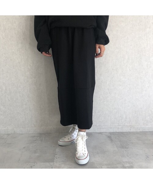 copine（コピン）の「大人リラックスカジュアル！スウェットロングスカート(2color)【クリックポスト対象商品】（スカート・レディース・その他）」の12枚目の写真